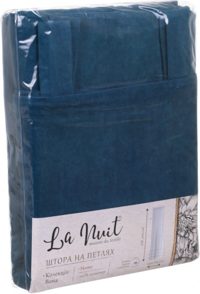 Штора BONA 200х278 бирюзовый La Nuit
