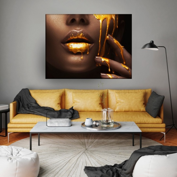 Постер Golden Chocolate 50x65 см Brushme 