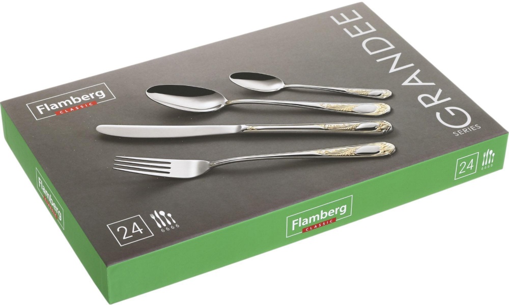 Набір столових приборів Flamberg Grandee 24 предмета на 6 персон