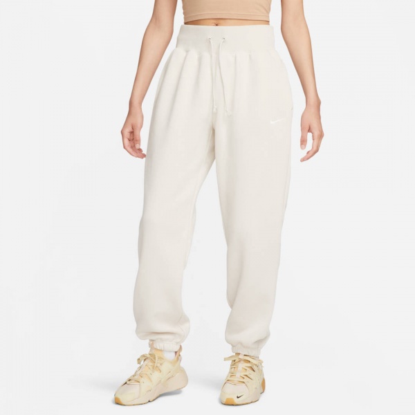 Брюки Nike W NSW PHNX FLC HR OS PANT DQ5887-104 р. XL серый