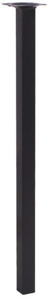 Меблева ніжка Larvij L61S50BL25 квадратная 25х25х500 мм чорна 