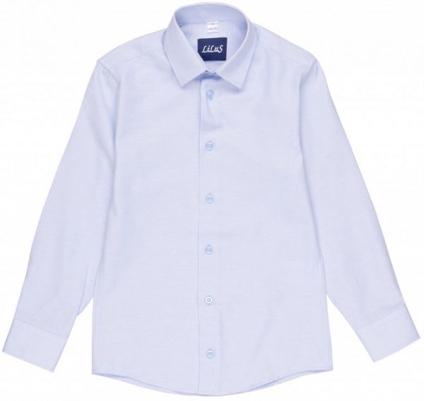 Рубашка детская LILUS р. 134-140 голубой 9002/2 мод.04 