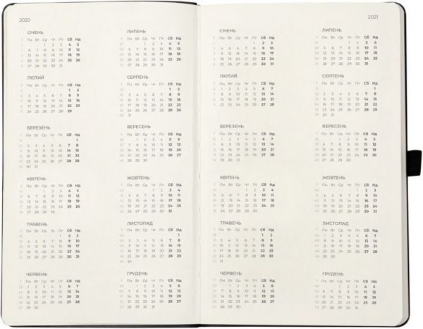 Еженедельник 2020 Partner Flex 8506-20-01-a чорний Axent 42808 