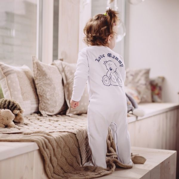 Человечек Lucky tots р.56 молочный 1668 