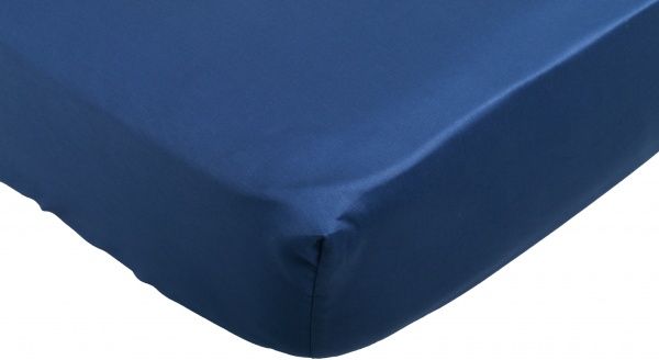 Простирадло на резинці Solid 180x200 см синій Luna 