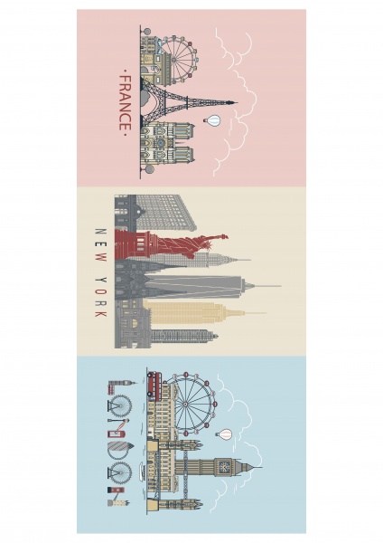 Рушник вафельний Travel 40x60 см різнокольоровий UP! (Underprice) 