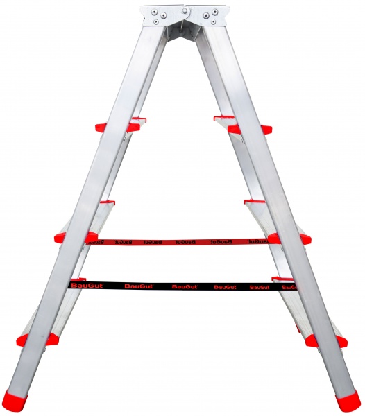 Лестница-стремянка BauGut BERG 2-сторонняя алюминиевая 2х4