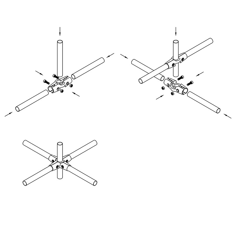 Соединение для трубы джокер d25 мм R-45 1/2 одинарное
