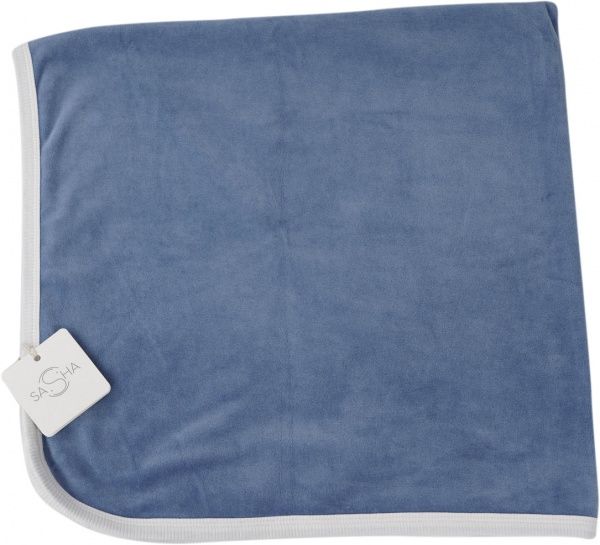 Плед Sasha детский Essence 80*80 синий 113/8 