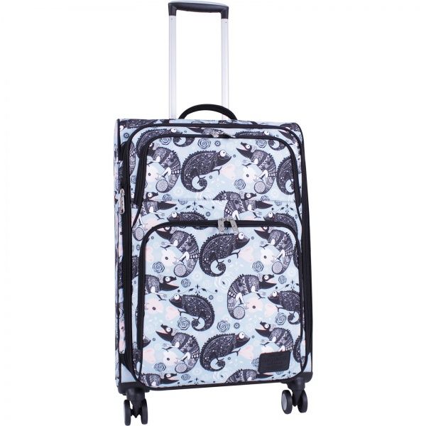 Чемодан Bagland Леон 70 л голубой 656 (0037966244) 