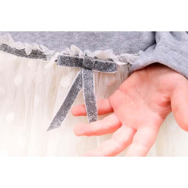 Сукня Sasha 4746 р.128 сірий/молочний