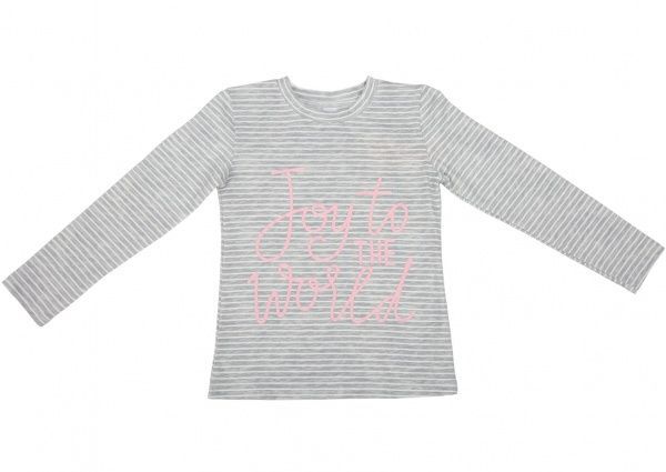 Джемпер для девочки Roksana Stars №1062/16054 р.98-104 серый с белым 