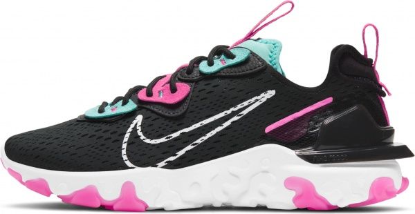 Кроссовки Nike React Vision CI7523-008 р.US 9 черно-белый