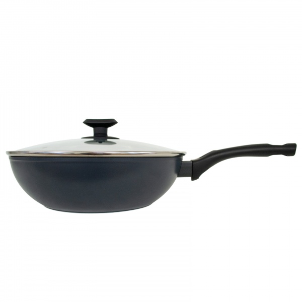 Сковорода WOK с крышкой Hamburg 28 см 25-45-093 Krauff