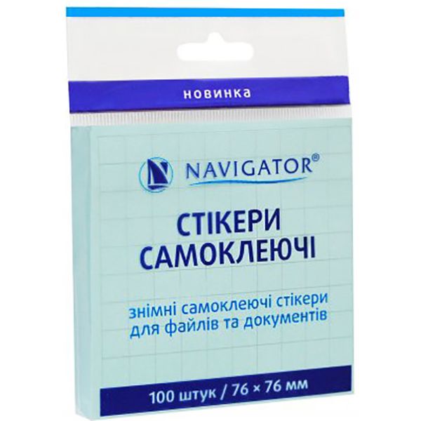 Стикеры 76x76 мм 100 шт Navigator пастель в ассортименте