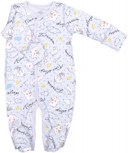 Комбінезон унісекс Фламінго р.62 меланж 365-005 