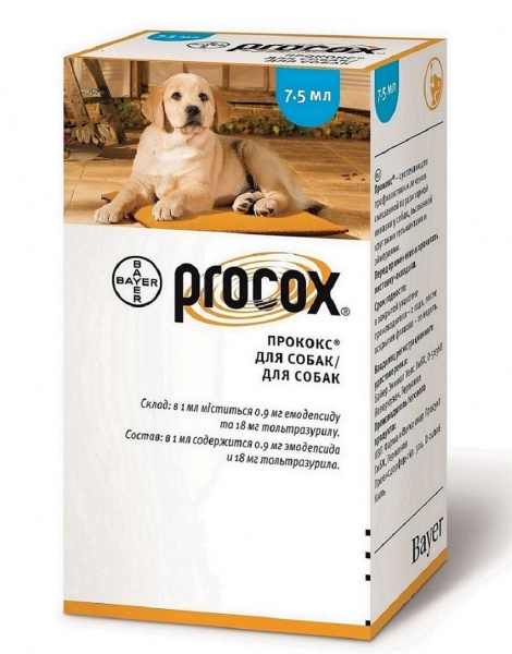 Препарат антигельминтный Bayer Procox для собак 7,5 мл