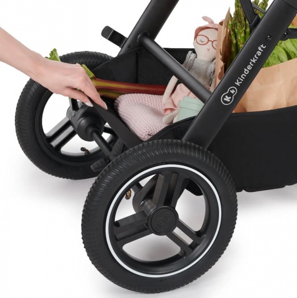 Коляска 3 в 1 Kinderkraft B-Tour Deep Black KSBTOU00BLK3000 