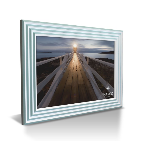 Рамка для фотографии со стеклом MARCO decor 4017 1 фото 21х30 см мятный 