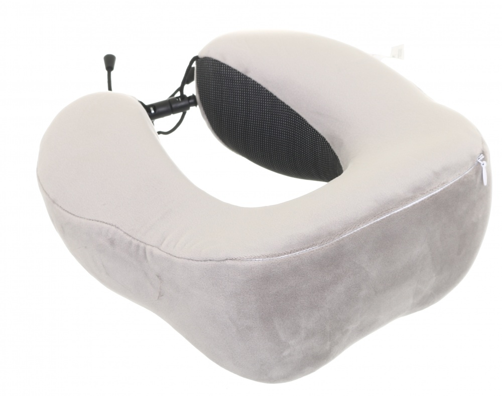 Подушка для подорожей з ефектом пам'яті Tillie Luna 25x28 см сірий