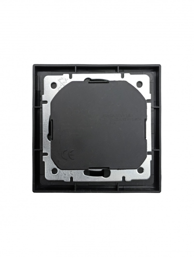 Розетка бытовая + USB + Type C с заземлением HausMark Juna черный