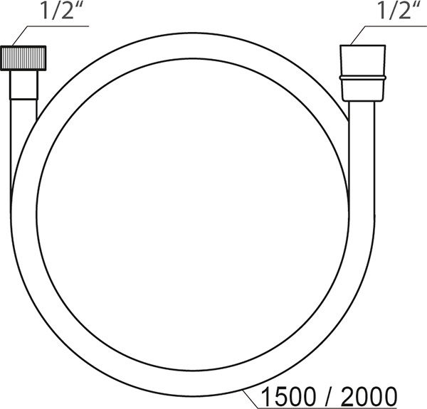 Шланг для душа Ravak 913.02 SatinFlex X07P337