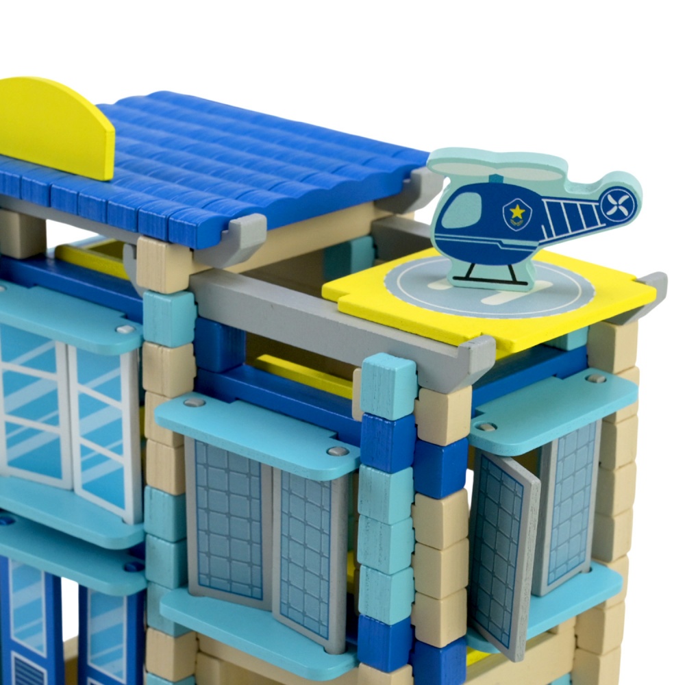 Конструктор деревянный Shantou Полиция C9435