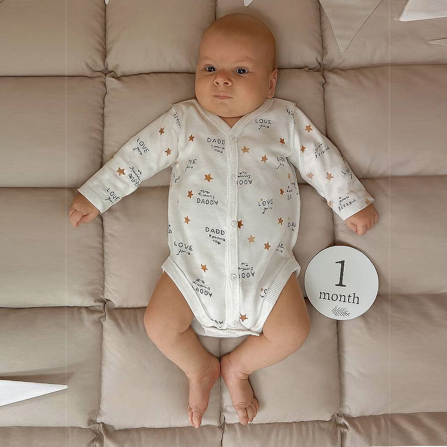 Боди детское унисекс Blanka Звездочка р.56-62 бежевый 110863