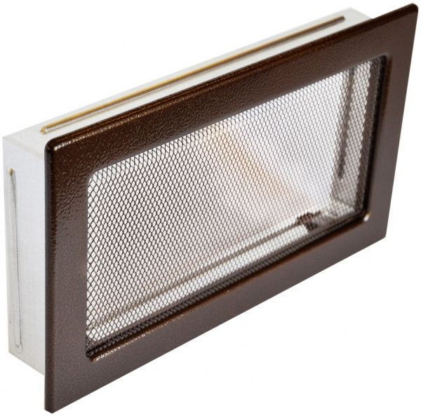 Решітка камінна  4FIRE 17х30 антік мідь