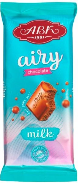 Шоколад АВК Молочный 85 г 