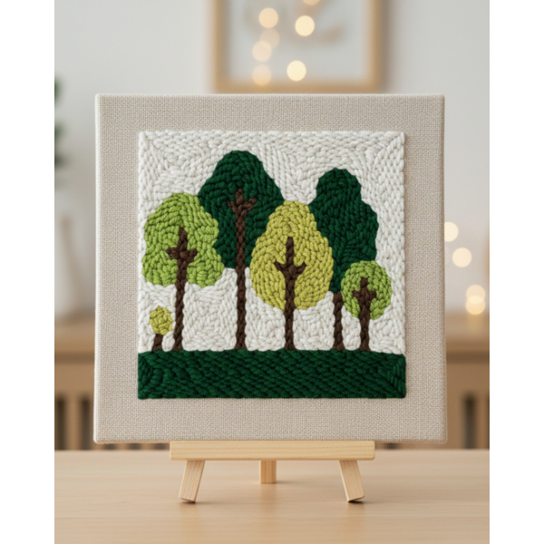 Набор для ковровой вышивки Brushme Зеленый покой