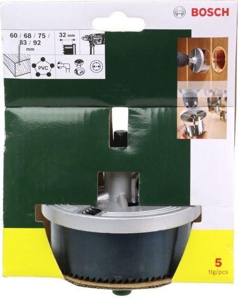Набор пил кольцевых Bosch по дереву 60-92 мм 2607019451