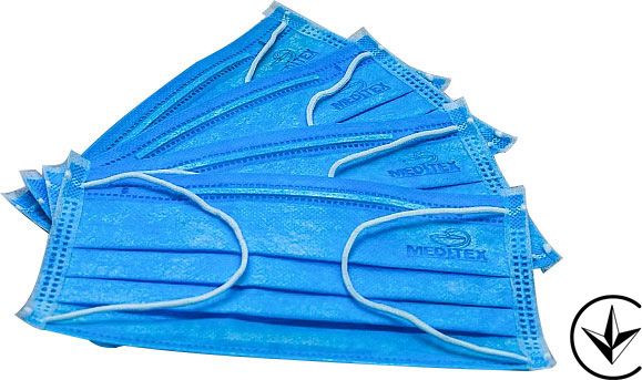 Маска Meditex медична захисна ТУ 50 шт./уп.