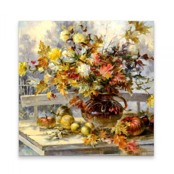 Репродукция Натюрморт 48x48 см 