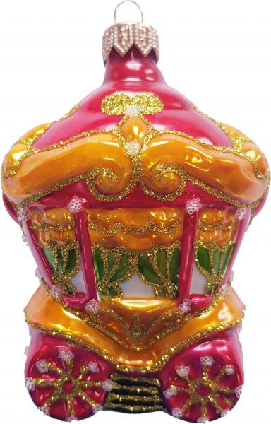 Подвеска Юріта Фигурка Карета красный