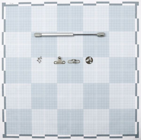 Амортизатор газовый 80N сталь серебряный