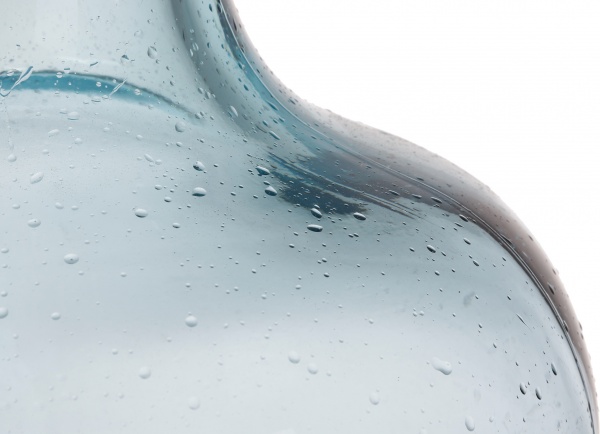 Ваза скляна блакитна Garrafa 42 см San Miguel