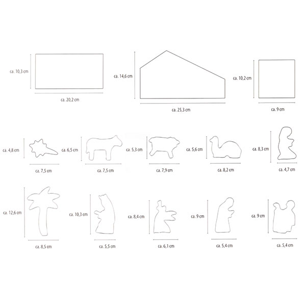Формы для печенья Zenker Домик в деревне 13 шт