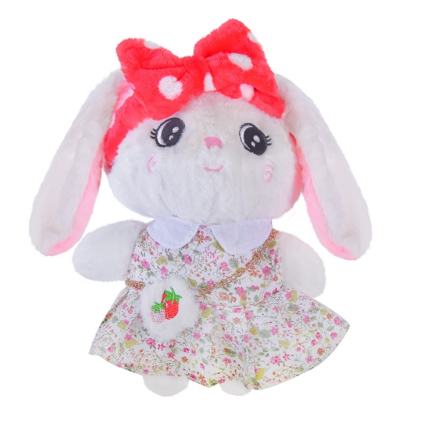 М'яка іграшка Зайчик в одязі 30 см в асортименті K16701