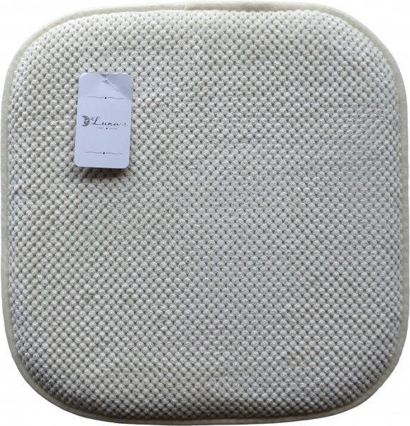 Подушка на стул Solid 40х40 см бежевая Luna