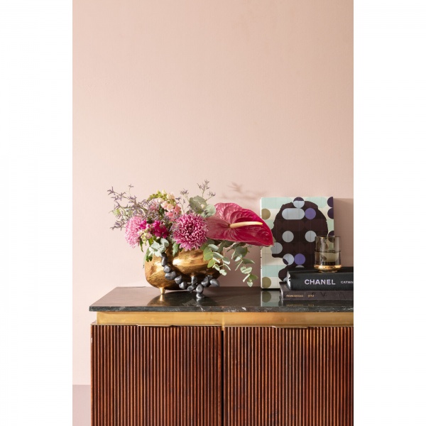 Ваза KARE Design Art Stones 16 см золота 