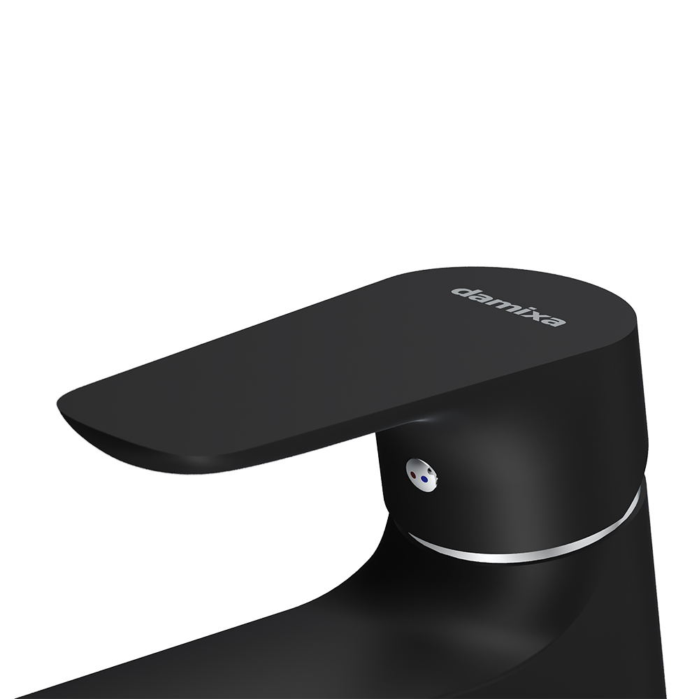 Змішувач для умивальника Damixa Jupiter 770210301 чорний