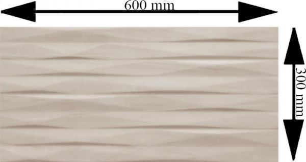 Плитка Opoczno Вів'єн світло-сіра структурна 30x60 