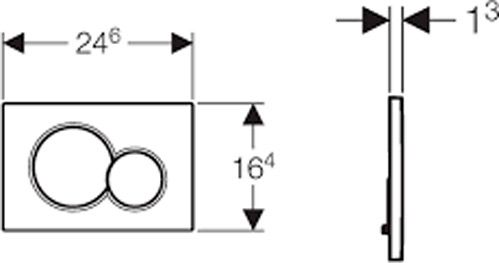Панель смыва Geberit Sigma 01 (115.770.21.5)