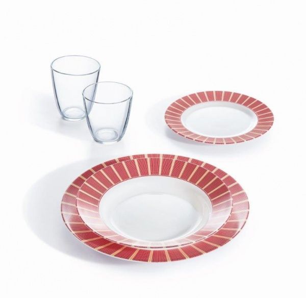 Тарілка глибока Astre Bordeaux 22 см P6756 Luminarc