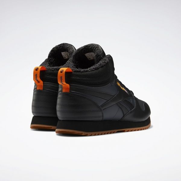 Кросівки Reebok CL LTHR MID RIPPLE FV9309 р.UK 8,5 чорний