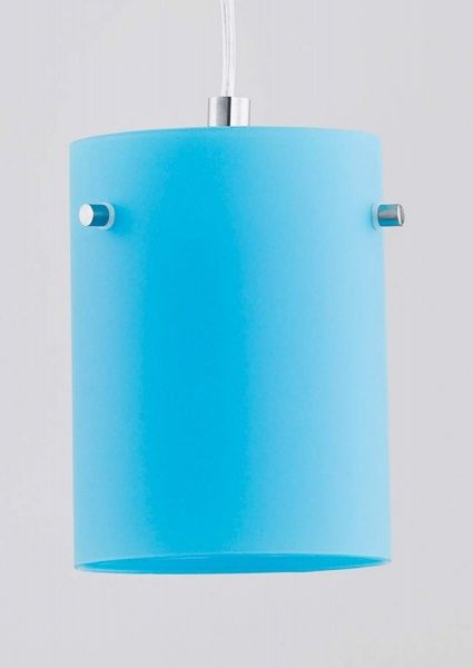 Люстра підвісна ALFA Tedy L 1x60 Вт E27 синій 9155 