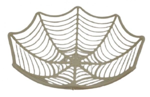 Фруктовниця Павутинка 28x7,5 см аквамарин Plastic's Craft 