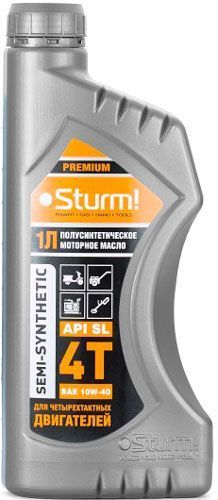 Моторное масло Sturm для четырехтактных двигателей MOS-4T-1L 10W-40 1 л 