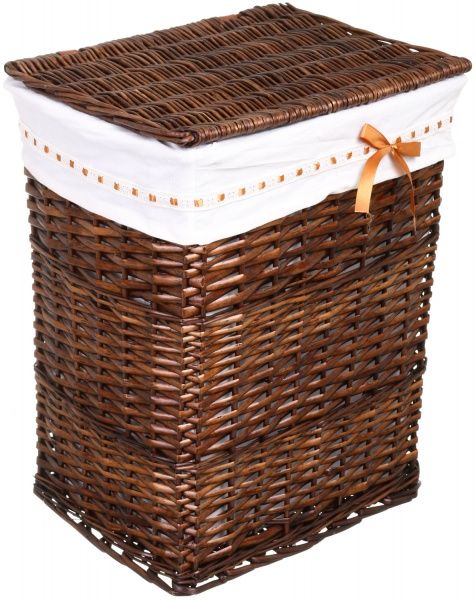 Кошик плетений з текстилем Tony Bridge Basket 44x34x56 см HQ13-10AB-1 